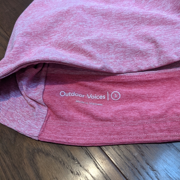 Outdoor Voices Venus Crop Top pink size small - Picture 5 of 5